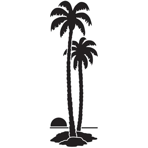 Palm Tree Stencil Printable