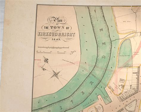 Old Map of Kirkcudbright Old Map Print Kirkcudbright Map - Etsy