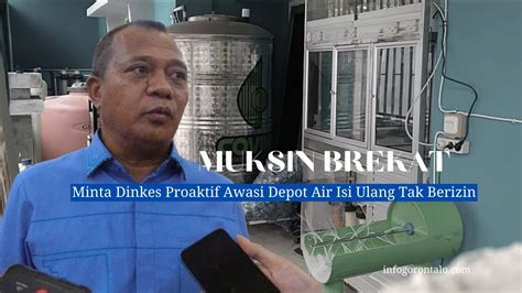 Mucksin Brekat Minta Dinkes Proaktif Awasi Depot Air Isi Ulang Tak