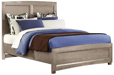 Vaughan Basset Transitions Queen Panel Bed In Driftwood Oak