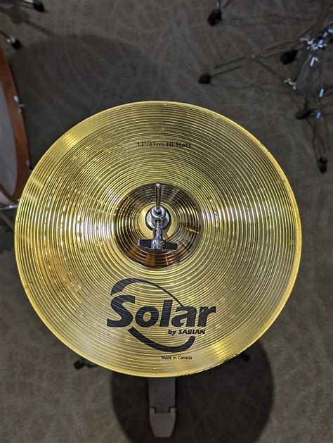 Sabian Solar Hi Hat Cymbals Used Reverb