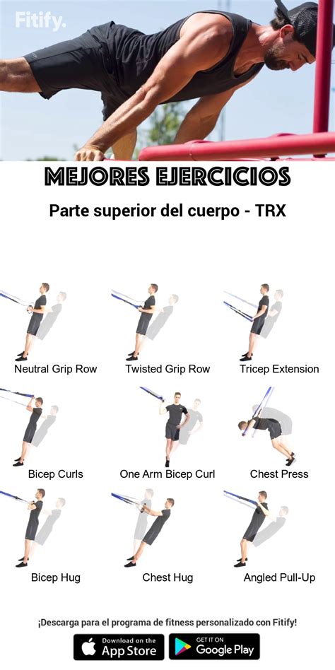 Mejores Ejercicios Parte Superior Del Cuerpo Trx Un Entrenamiento