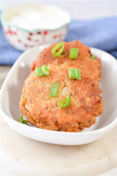 Deep Fried Salmon Patties Salmon Patties Fried Southern Recipe Recipes Canned Pink Print Visit