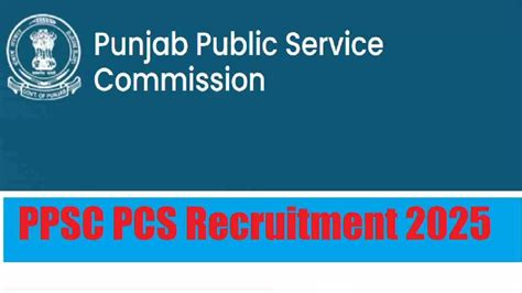 Punjab Pcs Notification For Various Posts Check Notification