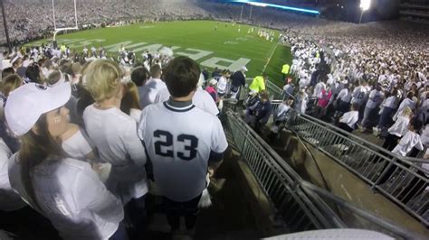 Penn State Whiteout Game Vs Michigan Gopro Footage From The Student