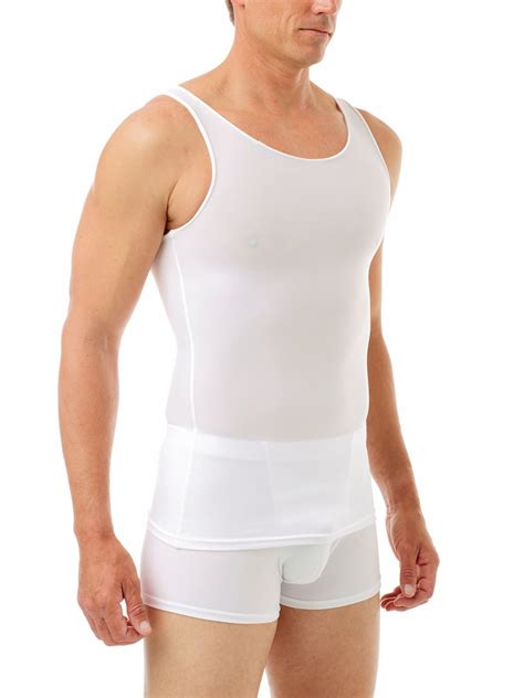 Microfiber Compression Tank Men Compression Shirts Girdles Chest