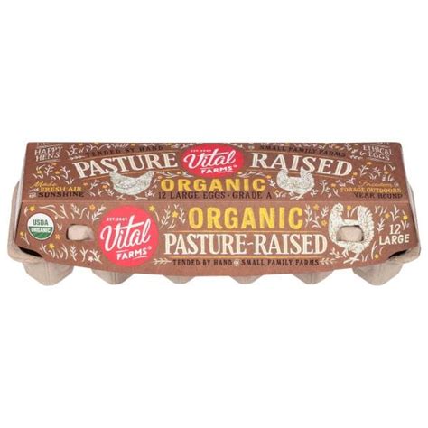 Vital Farms Eggs Organic Pasture Raised Large Publix Super Markets