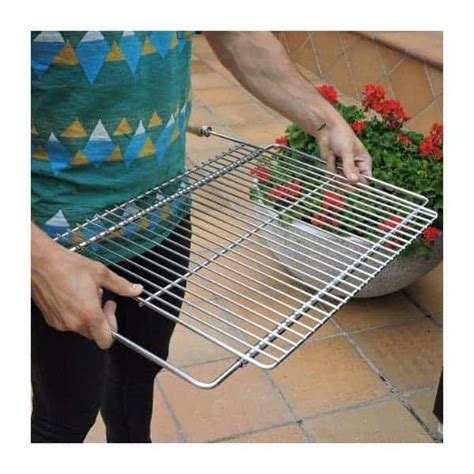 Grille De Cuisson Reglable Inox Sauvic 70 80x40 Cm Un Grille Barbecue