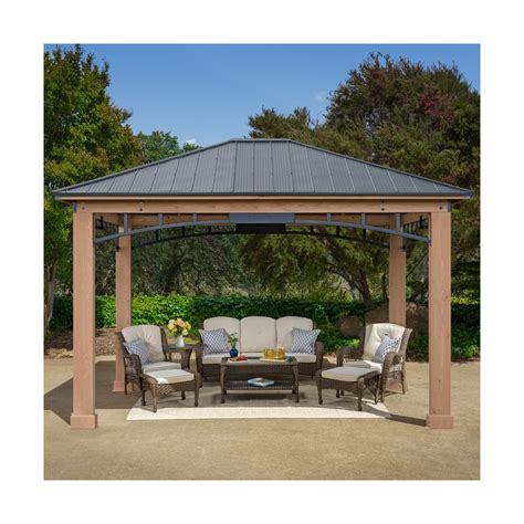 Yardistry 12 X 14 Gazebo With Aluminum Roof Costco Ymmv 149997