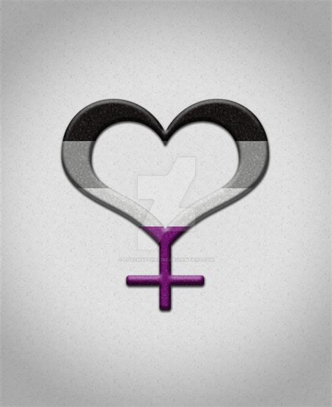 Asexual Pride Female Gender Symbol By Lovemystarfire On Deviantart