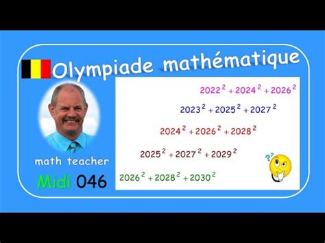 Olympiade Math Matique Midi Youtube