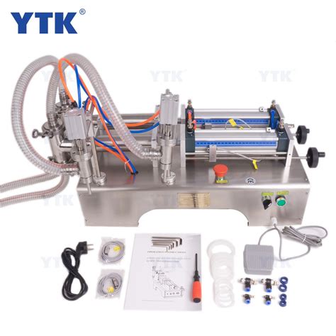 YTK G2WY High Quality Table Top Double Heads Pneumatic Liquid Filling