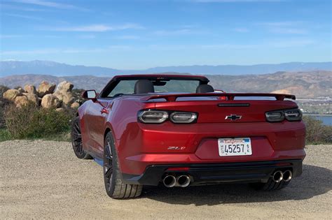 2019 Chevrolet Camaro Zl1 Convertible Review America In A 650 Hp Drop