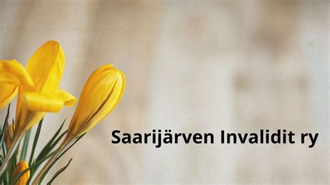 Saarijärven Invalidit ry