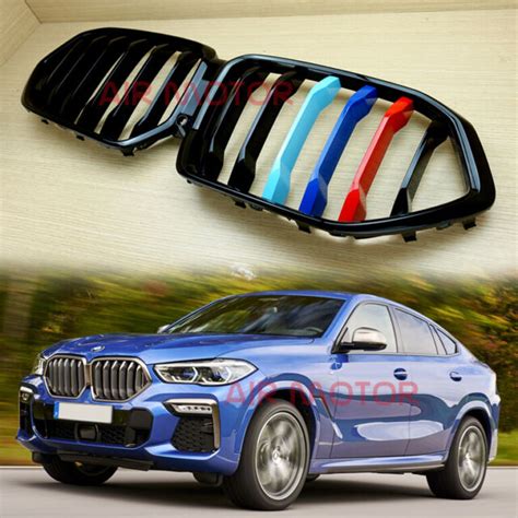 Fit Bmw X Series X6 G06 2020 M Color Gloss Black Front Grille M