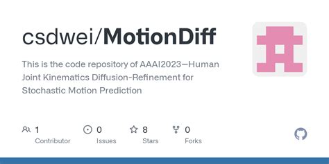 Github Csdwei Motiondiff This Is The Code Repository Of Aaai2023