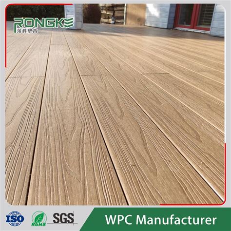 Customized Color Size Wood Grain Texture Outdoor Co Extrusion Wpc