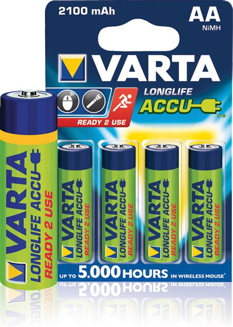 Varta Accu AA 2100 MAh 4 Kpl Ladattava Paristo Karkkainen