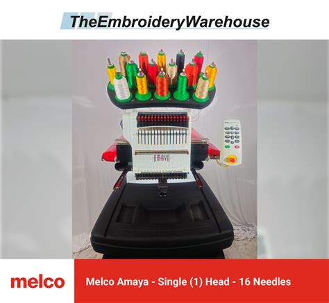 Melco Emt Single Head Needles Commercial Embroidery Machine