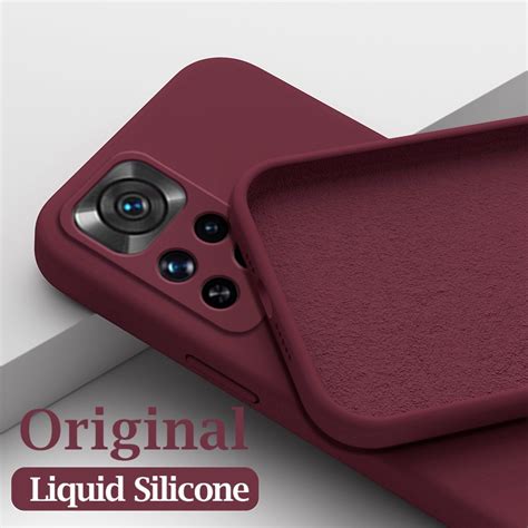 Redmi Nota 11 Pro Capa Original De Silicone Líquido Para Xiaomi Note 11