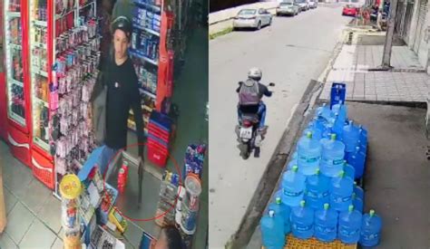 V Deos Homem Armado Se Passa Por Cliente E Assalta Mercadinho Em Manaus