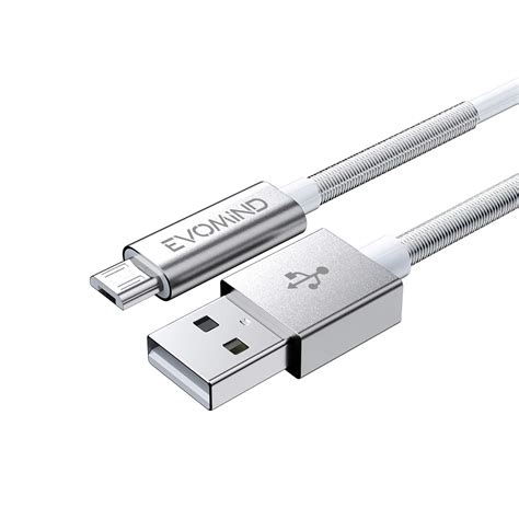 Evomind Cable Micro Usb M Charge Rapide Et Transfert De Donnees Pour