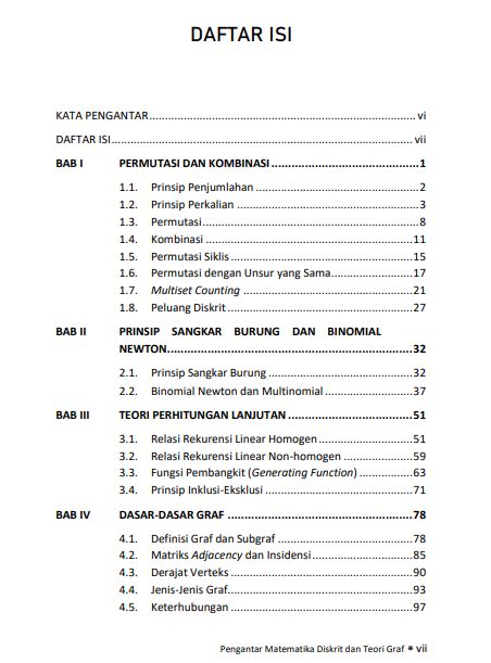 Buku Pengantar Matematika Diskrit Dan Teori Graf