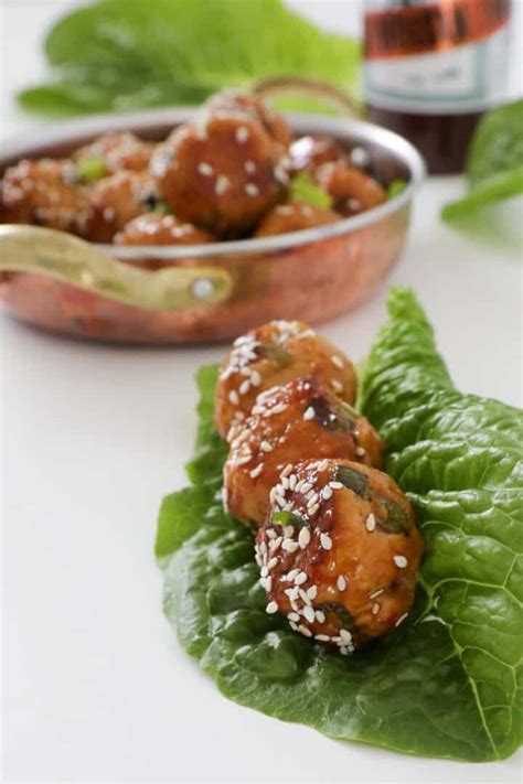 Asian Turkey Meatballs Minute Appetiser Bake Play Smile