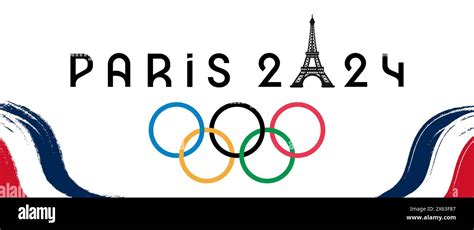 Paris 2024 Olympic Games Vector Illustration Stock Vector Image And Art