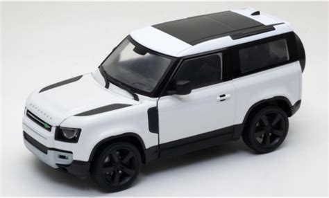 Modellautos Land Rover Defender Welly Weiss Online