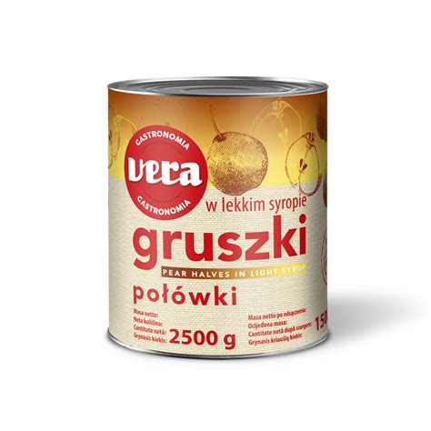 Gruszki Po Wki W Syropie Azja Produkty Smaki Vera