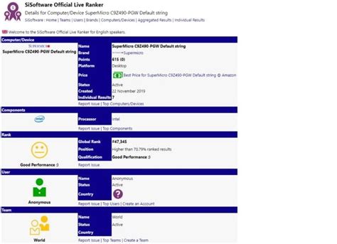 Filtrados Dos Benchmark De Los Procesadores Intel Comet Lake S