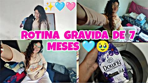 MINHA ROTINA GRÁVIDA DE 7 MESES ROTINA DE DONA DE CASA GRÁVIDA