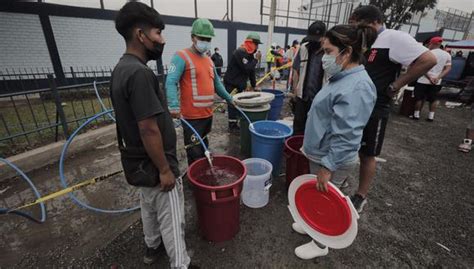 Sedapal Ahora “garantiza” Que A Partir Del Domingo No Ocurrirán En San