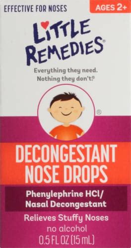 Little Noses Decongestant Nose Drops 05 Fl Oz Kroger