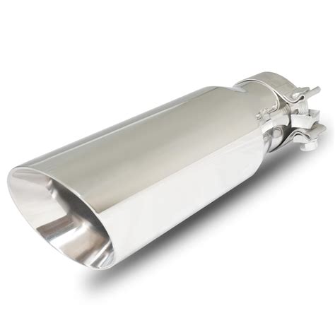 Snapklik Simnliras Exhaust Tip Inlet To Outlet Stainless