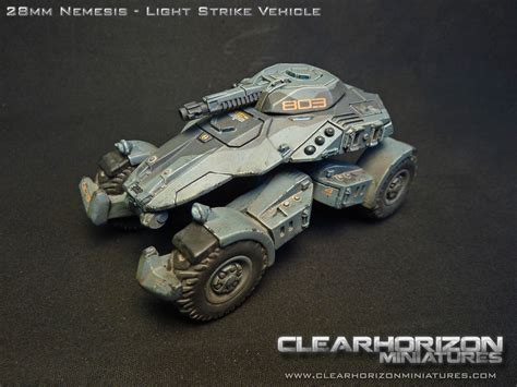 28mm Nemesis Light Strike Vehicle Clearhorizon Miniatures