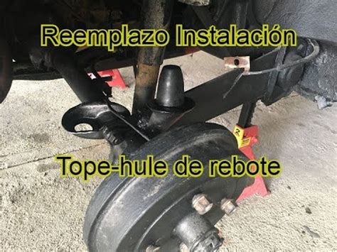 Reemplazo Instalación Topes Hules de Rebote Renueva tu Vocho Paso a