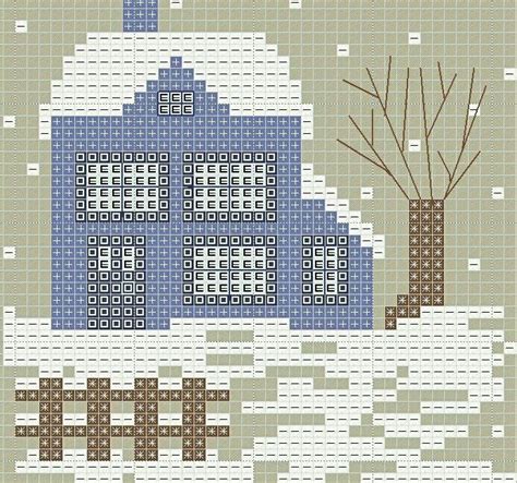 House Cross Stitch Pattern