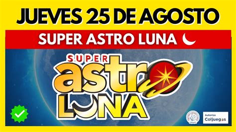 Resultados Del Astro Luna Del Jueves De Agosto De Super