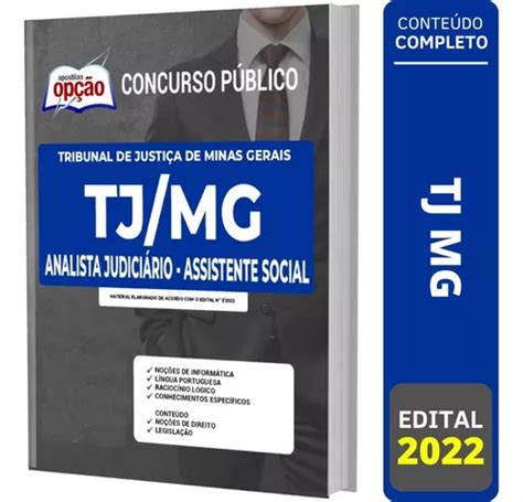 Apostila Concurso Tj Mg Analista Assistente Social Mercadolivre