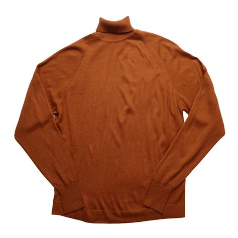 70s Royal Jeff American Made Caramel Pigmented Turtleneck Sweater