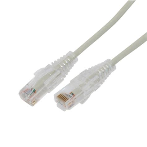 Cable De Parcheo Slim Utp Cat A M Gris Di Metro Reducido Awg