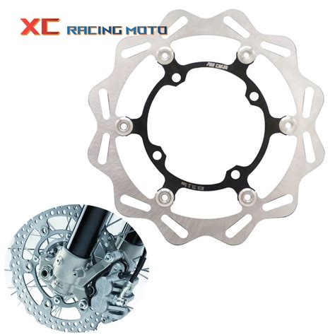 Motorcycle Mm Front Floating Brake Disc Rotor Disk For Kawasaki Kx