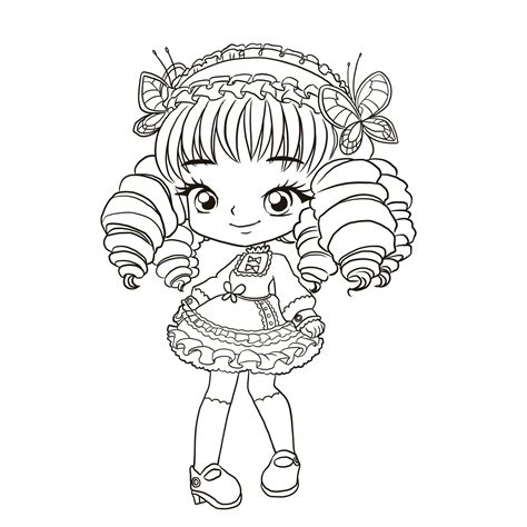 Cartoon Girl Cute Kawaii Anime Chibi Anime Illustration Clip Art