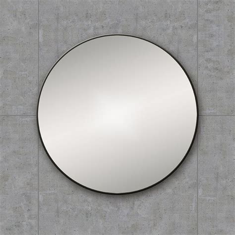 Ideas Of Midnight Black Round Wall Mirrors