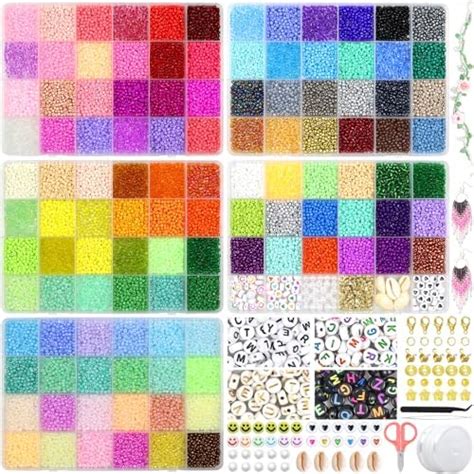 Couleurs Pi Ces Perles De Rocaille Mm Coffret Perles Pour