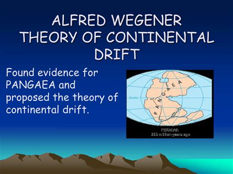 PPT - The Theory of Continental Drift PowerPoint Presentation, free ...