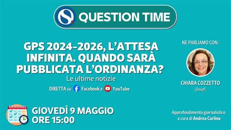 Gps Lattesa Infinita Quando Sar Pubblicata Lordinanza