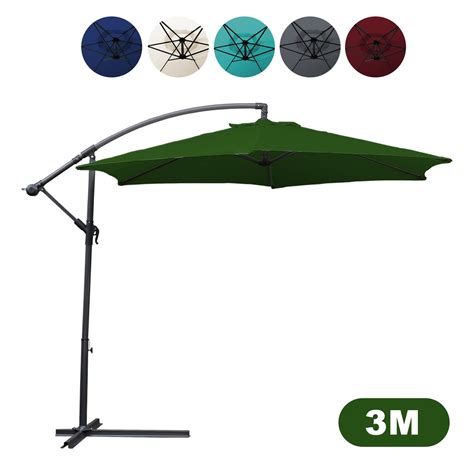 Parapluie M Parasol Alu Pivotant Parasol Jardin Terrasse Balcon Vert